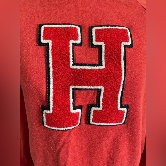 Red Varsity Tommy Hilfiger Sweater - Picture 2 of 7